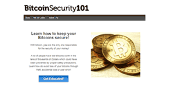 Desktop Screenshot of bitcoinsecurity101.com